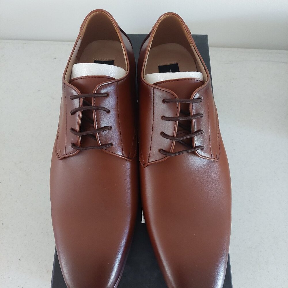 New In Box ~ Frederico Leone Tuxedo Shoes Tan Men's 11